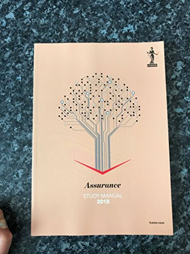 ICAEW Assurance Study Manual - For Exams in 2018