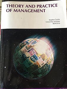 Theory and Practice of Management 