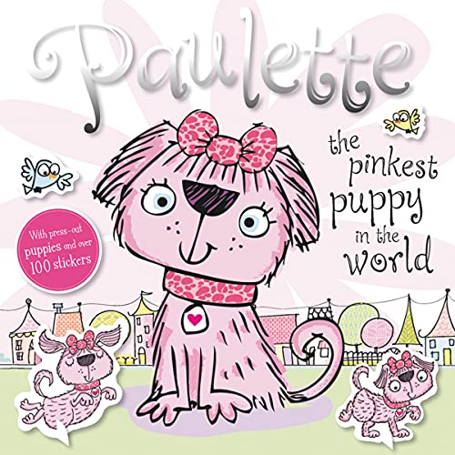 Press Out Sticker: Paulette the Pinkest Puppy in the World
