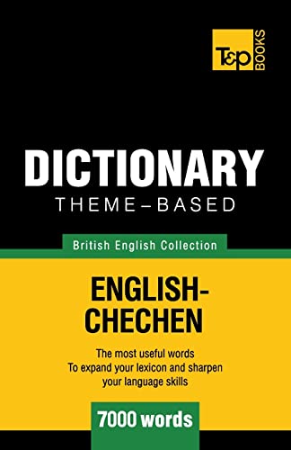 English Chechen Theme-based dictionary Contains over 7000 commonly used words