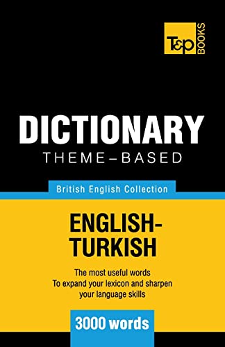 Theme-based dictionary British English-Turkish - 3000 words