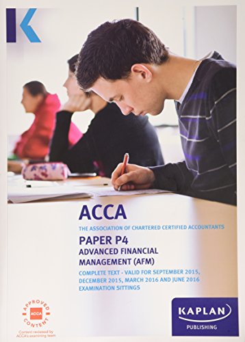 P4 Advanced Financial Management - Complete Text
