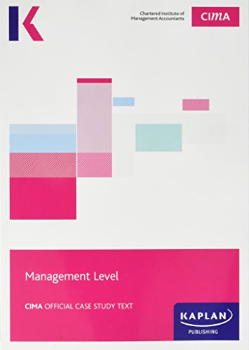 CIMA Management Case Study - Study Text