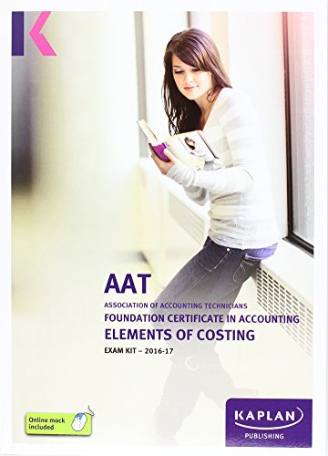 AAT Elements of Costing - Exam Kit
