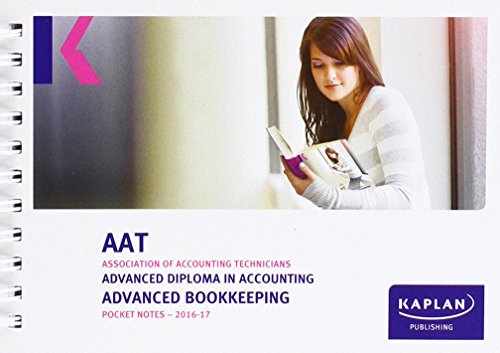 AAT Advanced Bookkeeping - Pocket Notes