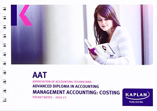 AAT Management Accounting: Costing - Pocket Notes