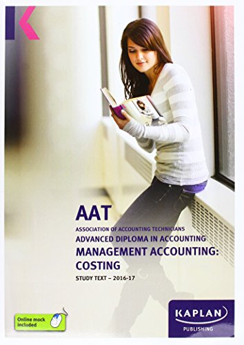 AAT Management Accounting: Costing - Study Text