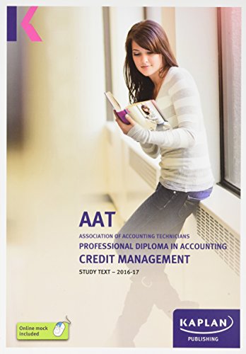 AAT Credit Management - Study Text