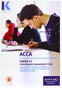 ACCA F5 Performance Management - Complete Text 
