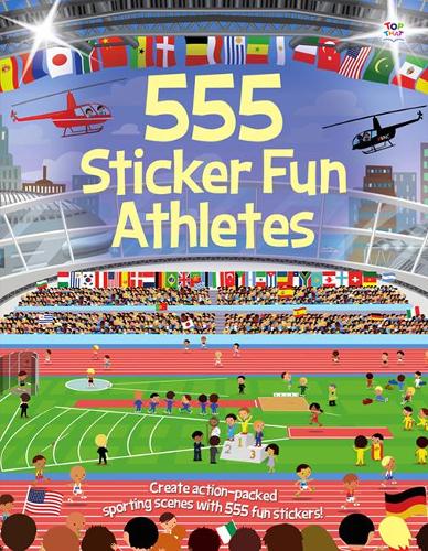 555 Sticker Fun - Athletes Activity Book