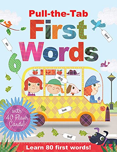 Pull-the-Tab First Words with Flash Cards