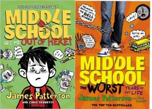 Middle School Mayhem Two Book Set: Middle School Get Me Out of Here, Middle School The Worst Years of My Life