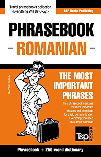English-Romanian phrasebook and 250-word mini dictionary