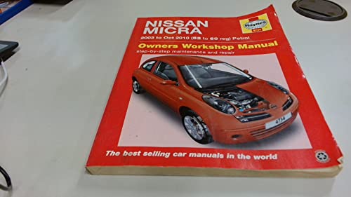 Nissan Micra (03 - Oct 10) Haynes Repair Manual