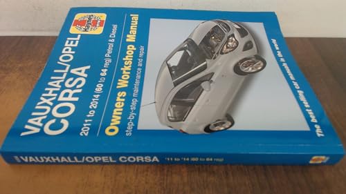 Vauxhall/Opel Corsa petrol & diesel (11-14) 60 to 64 Haynes Repair Manual