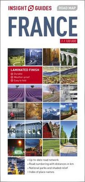 Insight Guides Road Map France