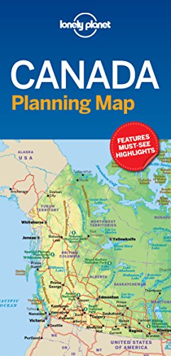 Lonely Planet Canada Planning Map