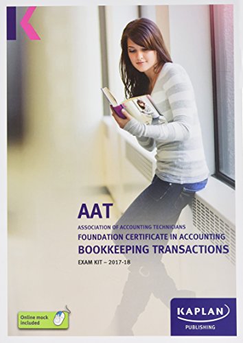 Bookkeeping Transactions - Exam Kit