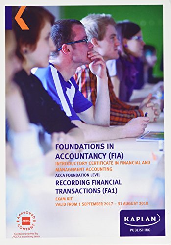 FA1 Recording Financial Transactions - Exam Kit
