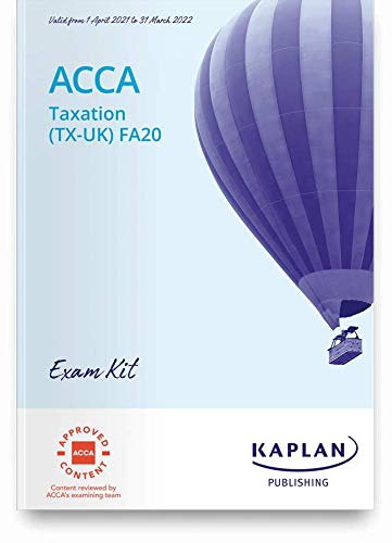TAXATION (TX - UK) (FA20) - STUDY TEXT