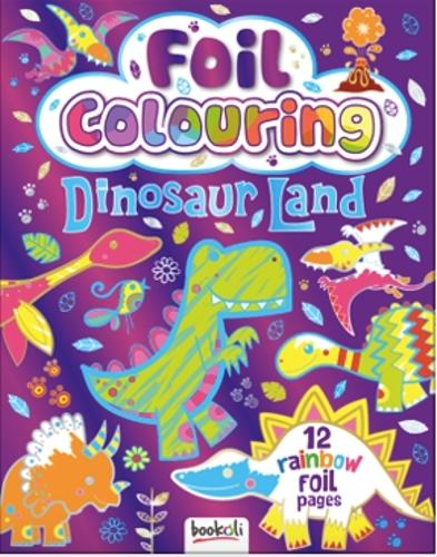 Foil Colouring Dinosaur Land