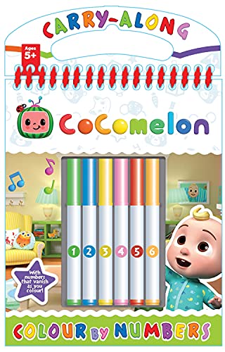 CoComelon Colour by Numbers Colouring Book