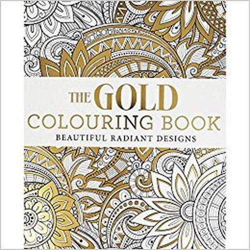 The Gold Coloring Book, Beautiful Radiant Designs
