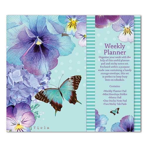 Polka Dot Viola Weekly Planner