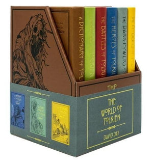 The World of Tolkien Complete 6 Books Collection Box Set by David Day (Dictionary, Atlas, Battles, Heroes, Dark Powers & Hobbits)