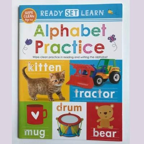 Wipe Clean Alphabet Practice Early Learning Book Ages 3+