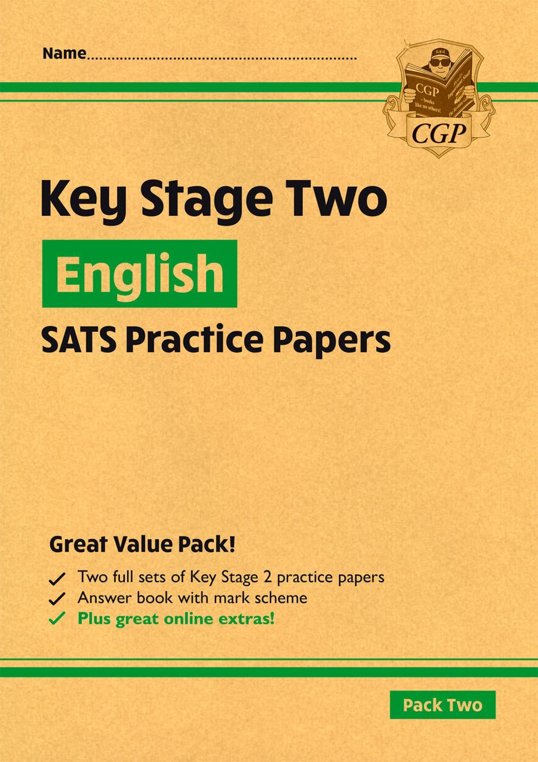 KS2 English Year 6 SATS Practice Papers: Pack 2 - for the 2027 tests (with free Online Extras)