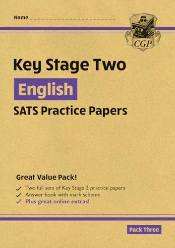 KS2 English Year 6 SATS Practice Papers: Pack 3 - for the 2027 tests (with free Online Extras)