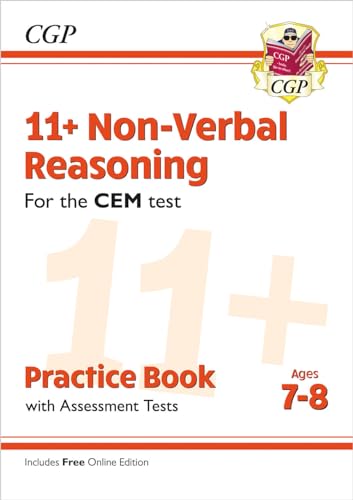 11+ CEM Non-Verbal Reasoning Practice Book & Assessment Tests - Ages 7-8 (with Online Edition)