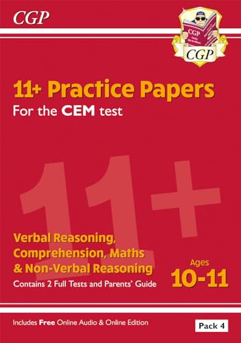 11+ CEM Practice Papers: Ages 10-11 - Pack 4 (with Parents' Guide & Online Edition)