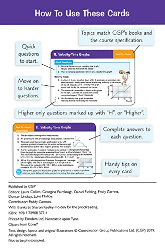 GCSE Combined Science: Physics OCR Gateway Revision Question Cards