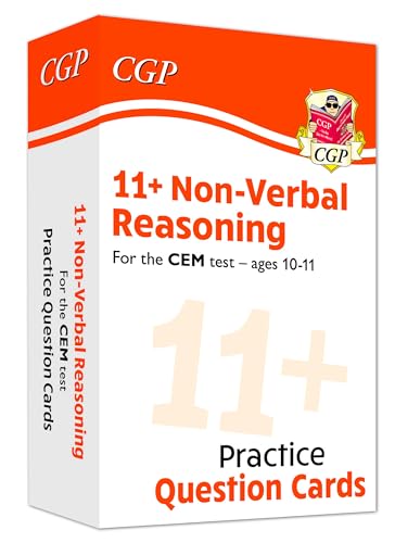 11+ CEM Non-Verbal Reasoning Revision Question Cards - Ages 10-11