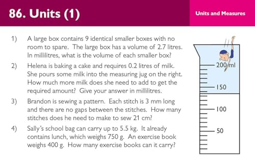 11+ CEM Revision Question Cards: Maths Word Problems - Ages 10-11