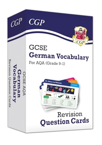 GCSE AQA German: Vocabulary Revision Question Cards (For exams in 2024 and 2025)