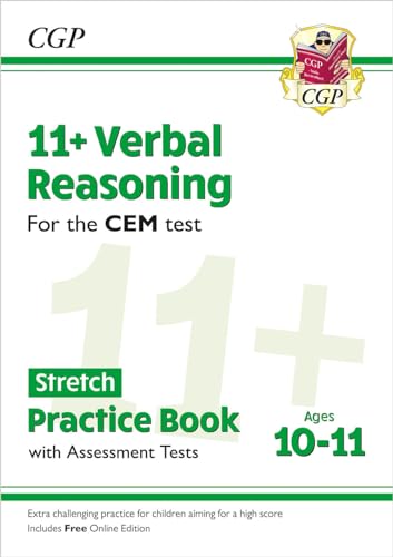 11+ CEM Verbal Reasoning Stretch Practice Book & Assessment Tests - Ages 10-11 (with Online Edition)