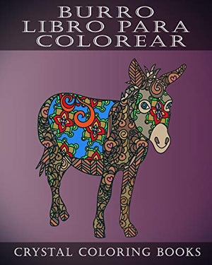 Burro Libro Para Colorear