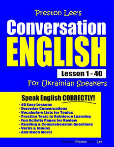 Preston Lee's Conversation English For Ukrainian Speakers Lesson 1 - 40 