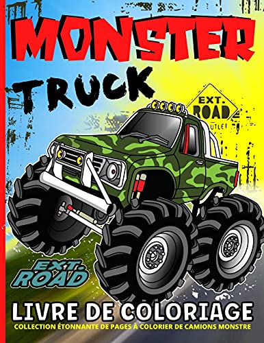 Monster Truck Livre De Coloriage
