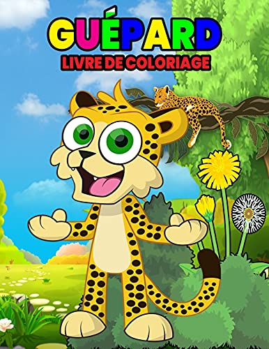 Guepard Livre de Coloriage