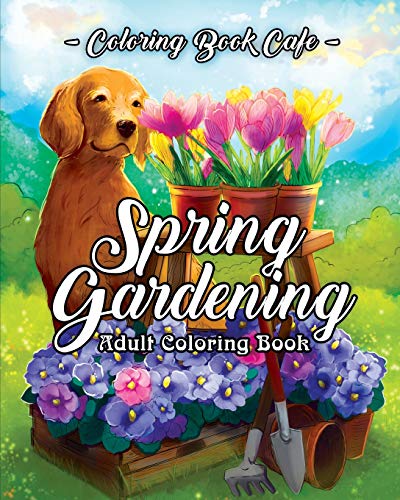 Spring Gardening Coloring Book