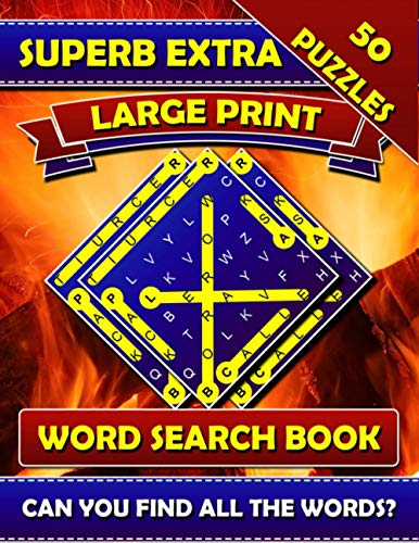 Superb Extra Large Print Word Search Books