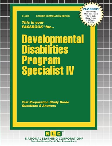 Developmental Disabilities Program Specialist IV