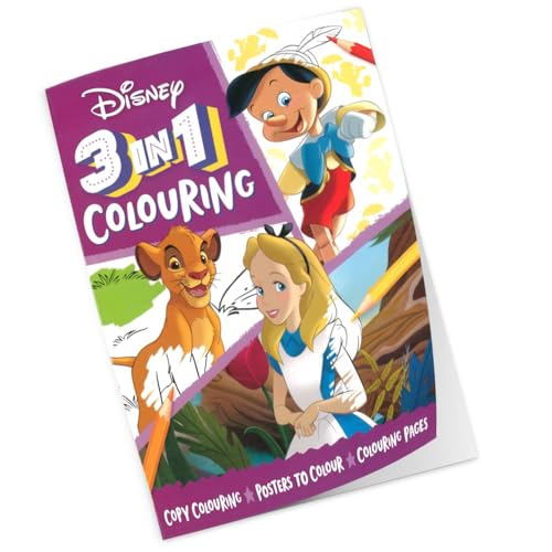 Disney: 3-in-1 Colouring