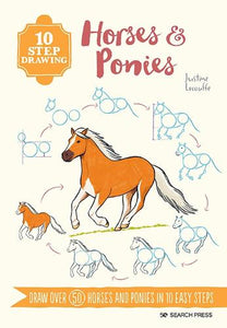 10 Step Drawing: Horses & Ponies 