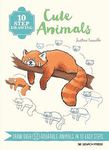 10 Step Drawing: Cute Animals 