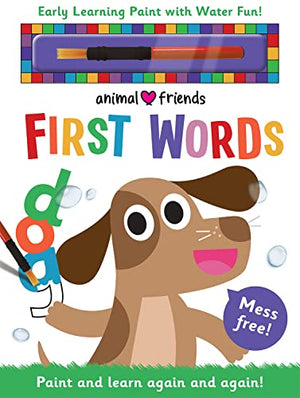 Animal Friends First Words (Early Learning Magic Water Coloring)